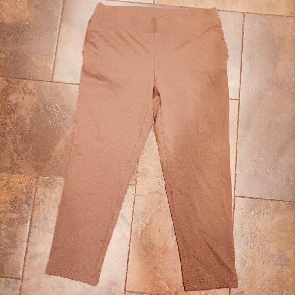 Purejill slim-leg cropped pants